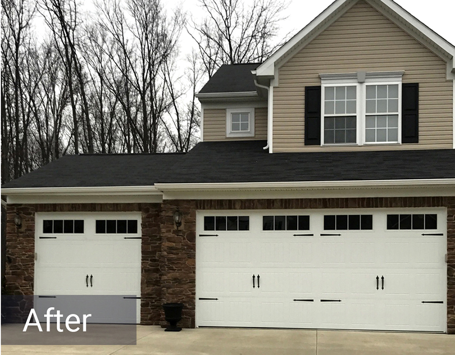 after fixing garage door