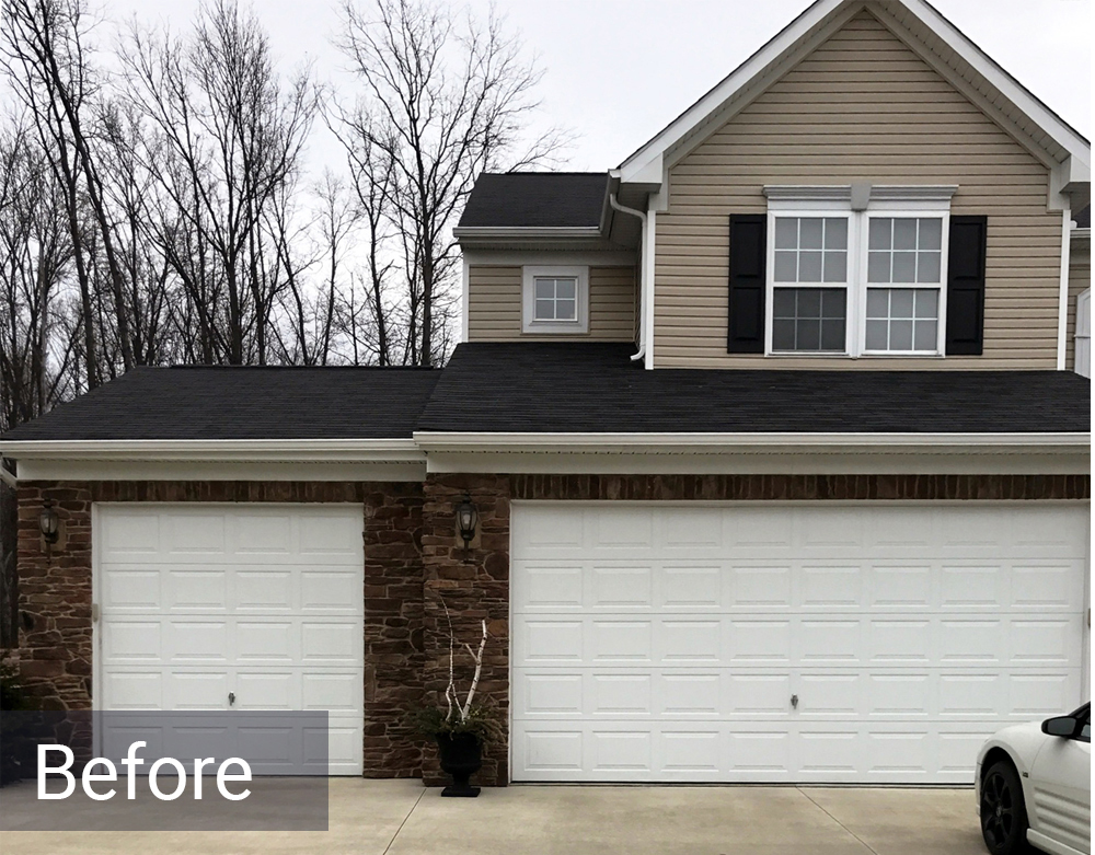 before fixing garage door