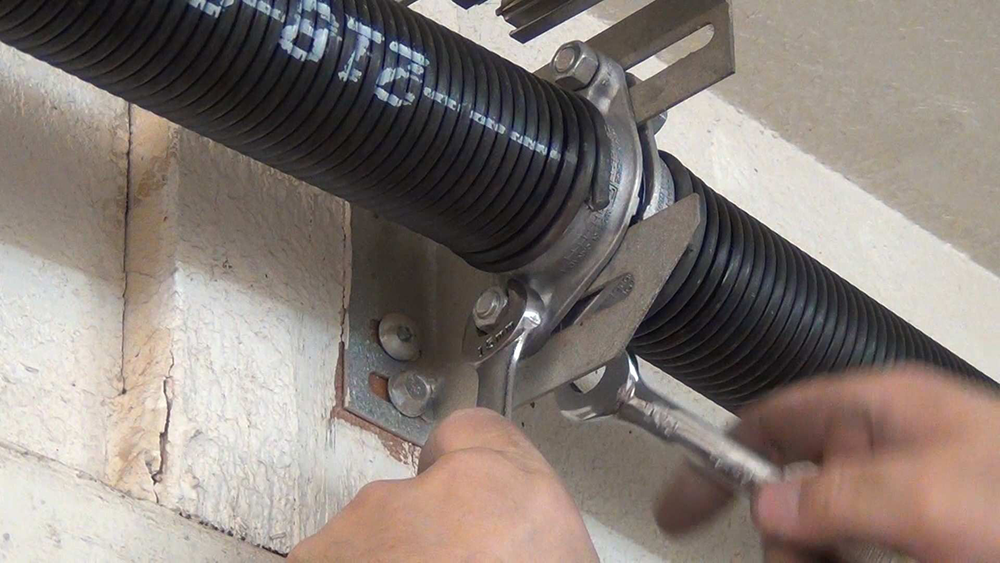 Professional garage door spring replacement services in San Antonio TX, ensuring smooth and balanced door operation.